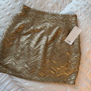 TOBI sequin mini skirt